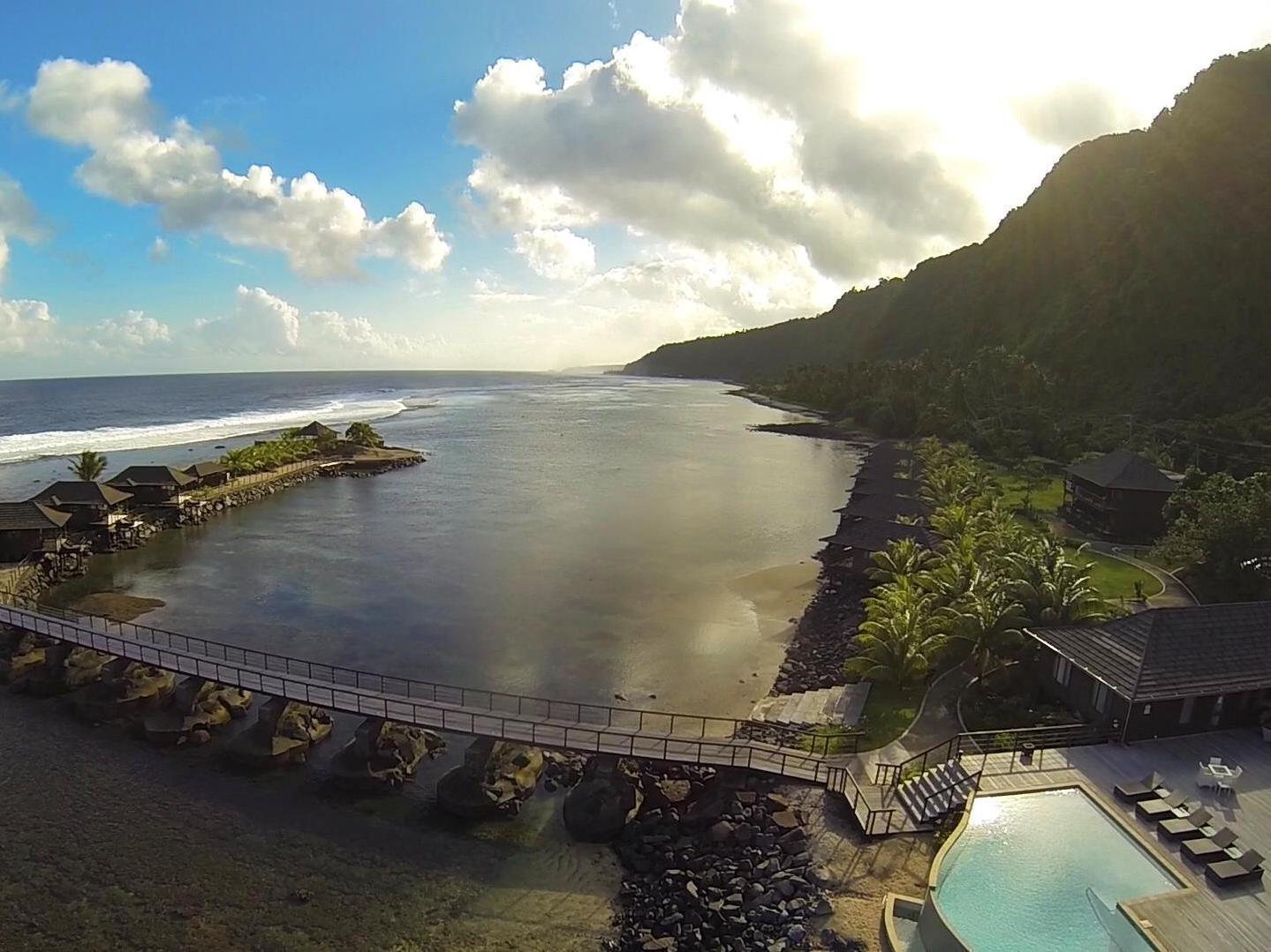 Aga Reef Resort And Spa Lalomanu Exterior photo